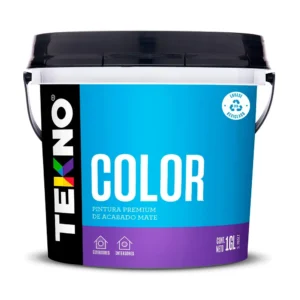 Pintura Látex Tekno Teknocolor Blanco Mate 1 galón