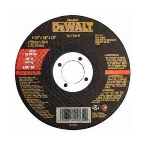 Disco abrasivo de corte metálico Dewalt 115mm